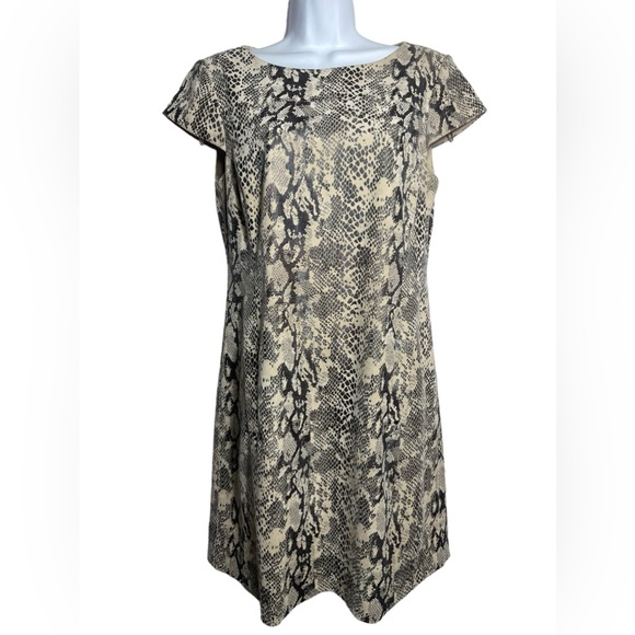 Jessica Howard dress size 10 fun animal print casual shift dress‎ 🖤🖤🖤 - Picture 1 of 4